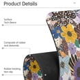 thumbnail image 4 of Yayeee Faucet Mat for Kitchen Sink 14.7" Diatomite Long Splash Guard Pad, Colorful Flowers, 4 of 7