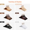 thumbnail image 7 of ACSTEP Wooden Hangers 20 Pack, Wood Pants Skirt Suit Shirt Clothes Hangers, Black, 7 of 7