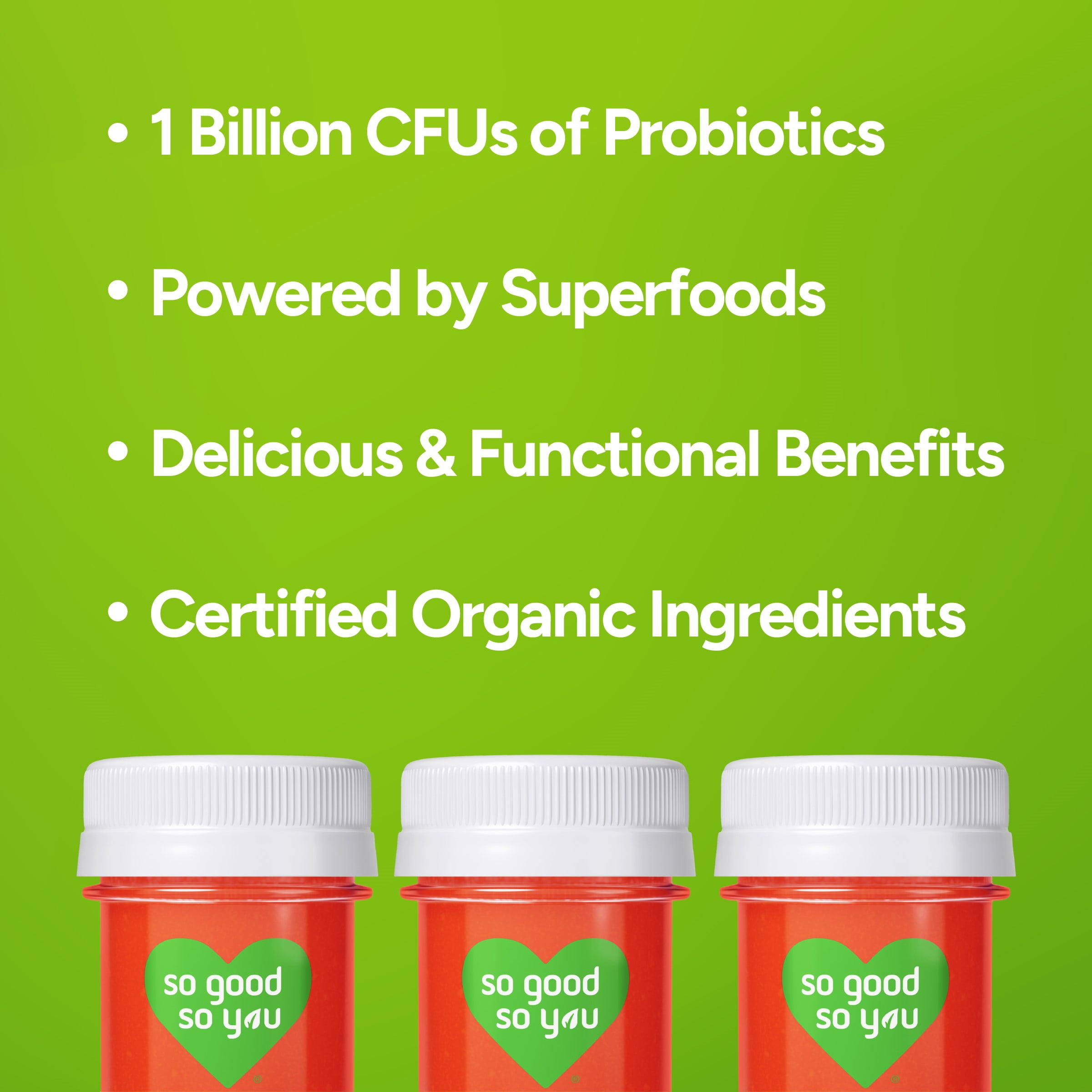So Good So You Immunity Watermelon Strawberry Probiotic Shot