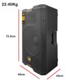 thumbnail image 3 of Bafle Profesional 15 Bi-amplificado Dsp 500w Rms Steelpro, 3 of 4