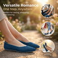 thumbnail image 2 of LANCROP Women's Slip-On Knit Ballet Flats, Flexible Breathable Casual Dress Shoes, 2 of 9