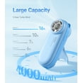 thumbnail image 5 of Diveblues Portable Handheld Fan - 4000mAh Rechargeable Turbo Mini Fan,16H Battery Life,Gift for Women Travel Outdoor Use, 5 of 8