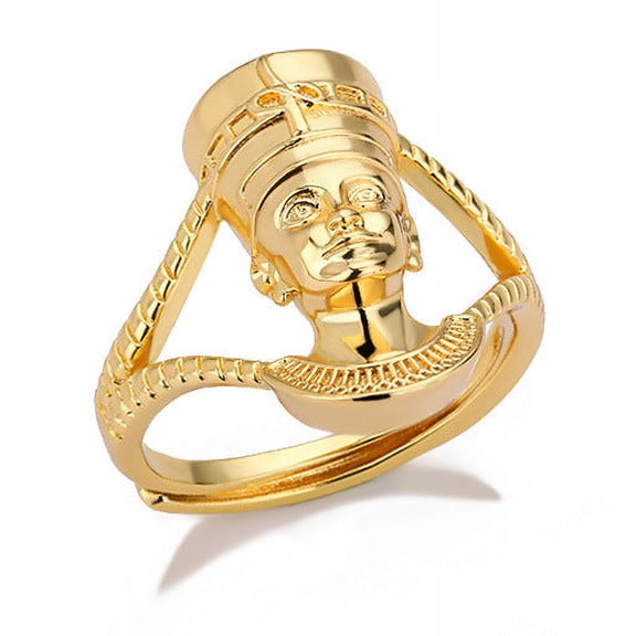 Men's And Women's Egyptian African Queen Charm Adjustable Ring
