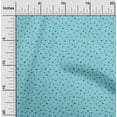 thumbnail image 2 of oneOone Cotton Jersey Aqua Blue Fabric Ice Cream & Cupcakes Sewing Material Print Fabric By The Yard 58 Inch Wide, 2 of 5