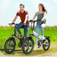 thumbnail image 3 of Gocio Foldable Electric Bike for Adults, Peak 750W Electric Mountain Bicycles, 20" * 2.4" Fat Tire Electric Bicycle, 375Wh 48V Removable Lithium-Ion Battery,Urban Commuter Ebike Man Woman UL2849, 3 of 11