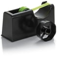 thumbnail image 4 of Officemate 2-in-1 Tape Dispenser, Heavy Duty Desktop Holder for 1" & 3" Core Tape Rolls, Non-Slip Base, Office Supplies Essential, Black, 4 of 8