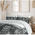 thumbnail image 6 of Ambesonne Landscape Duvet Cover Set, New York Manhattan, Queen, Grey, 6 of 6