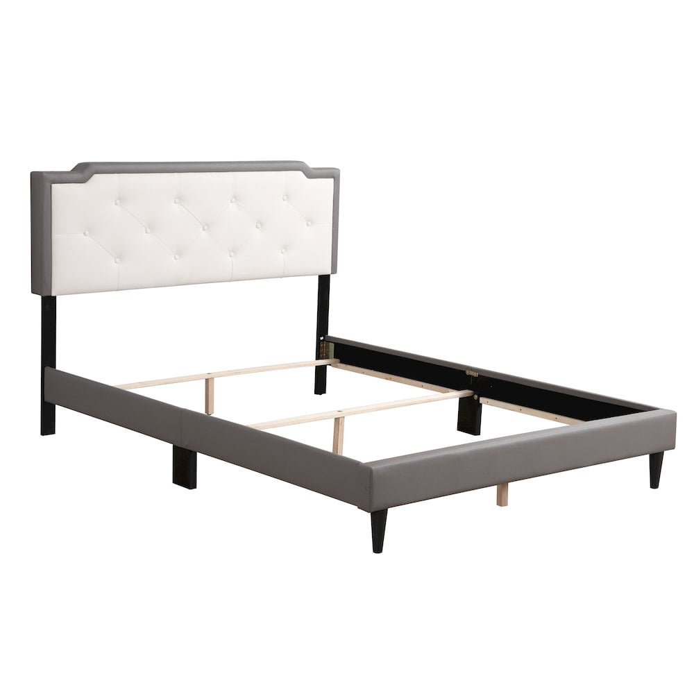 Glory Furniture Deb Full Bed in Light Grey Color