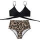 thumbnail image 4 of Conjunto de bikini cruzado para mujer, push up, cintura alta, trajes de baño de 2 piezas, 4 of 7