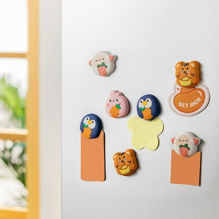 

Bcloud Multifunctional Fridge Magnet Strong Load-bearing PVC Exquisite Craftsmanship Cartoon Whiteboard Magnet Household Supplies