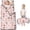 Princess and Unicorn Pink Pattern, variant on Princess and Girl Pink Pattern Teens Toddler Nap Mat with Pillow, Sleeping Mat Bag for Preschool Daycare 59"x22"