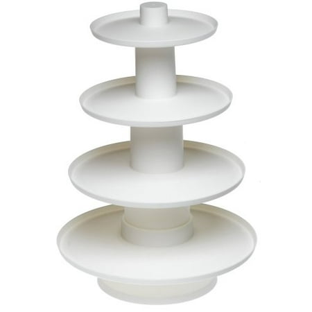 Wilton 4-Tier Stacked Cupcake and Dessert Tower (Best Cake Stacking System)