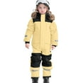 thumbnail image 5 of TBWNWG Heavy Duty Insulated All Weather Windproof Ski Outfit Thermal Snowsuit for Big Kids Extreme Cold Winter Adventures,Size 14-15 Years, 5 of 8