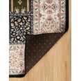 thumbnail image 3 of Linon Home Decor Emerald Area Rug Collection, Black and Ivory, 5' x 7', 3 of 5