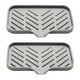 thumbnail image 1 of 2X Bandeja Silicona para Jabón Cocina, Bandeja para Fregadero, Rejilla para Esponja Drenaje, Bandeja para Almacenamiento Fregadero, Utilizada para Fregadora Dispensadora Jabón, 1 of 9