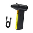 thumbnail image 3 of Aire comprimido Mini soplador de aire potente Profesional Compacto Compacto Handheld Air Duster ventilador para limpieza del automóvil , Negro, 3 of 8