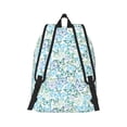 thumbnail image 2 of Naloa Butterflies Canvas Backpack for Men Women Rucksack Casual Travel Daypack College Tote Satchel Bookbag for Teens-Small, 2 of 7