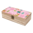 thumbnail image 6 of 7.9×2.3 In Wooden Boxes Durable Easy To Use Dustproof Prevent Slippery Delicate And Cabinet Winter Deer Snowflakes, 6 of 8