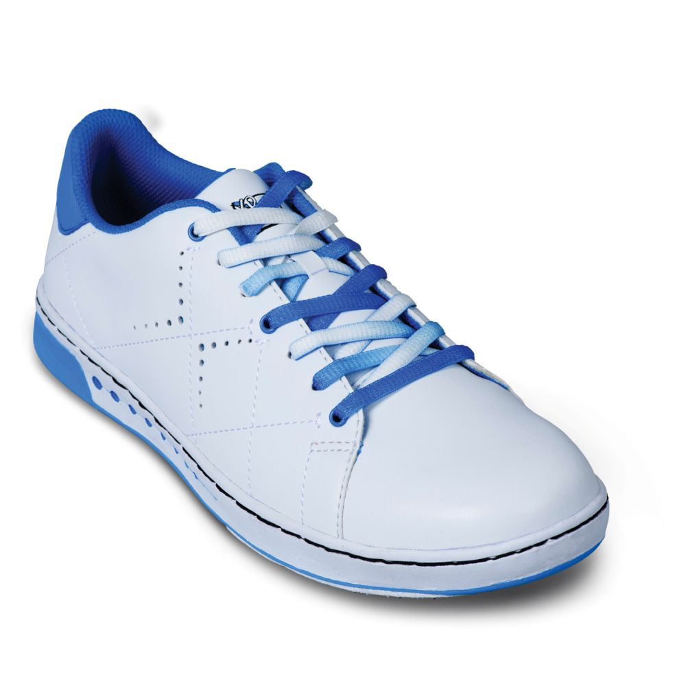 KR Strikeforce Gem White/Blue Womens Bowling Shoes Size 6.5 