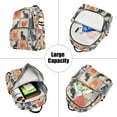 thumbnail image 5 of FORMRS Mini Backpack Purse for Women Travel Daypack Casual Shoulder Bag, Cats and Hearts, 5 of 7