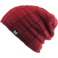 thumbnail image 2 of Thick Box Knit Slouch Beanie Sherpa Fleece Lined, 2 of 6