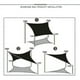 thumbnail image 4 of Toldos impermeables para exteriores, vela de sombra para el sol de 3x4 metros para jardín, patio, velas, piscina, Partio, refugio solar, 4 of 4
