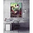thumbnail image 2 of Diamond Art Painting Kits The Nightmare Before Christmas for Adults Beginners DIY 5D Jack and Sally Diamond Art Kits Round Full Drill Diamond Art Pictures Art for Home Wall Decor-12x16 inch, 2 of 5