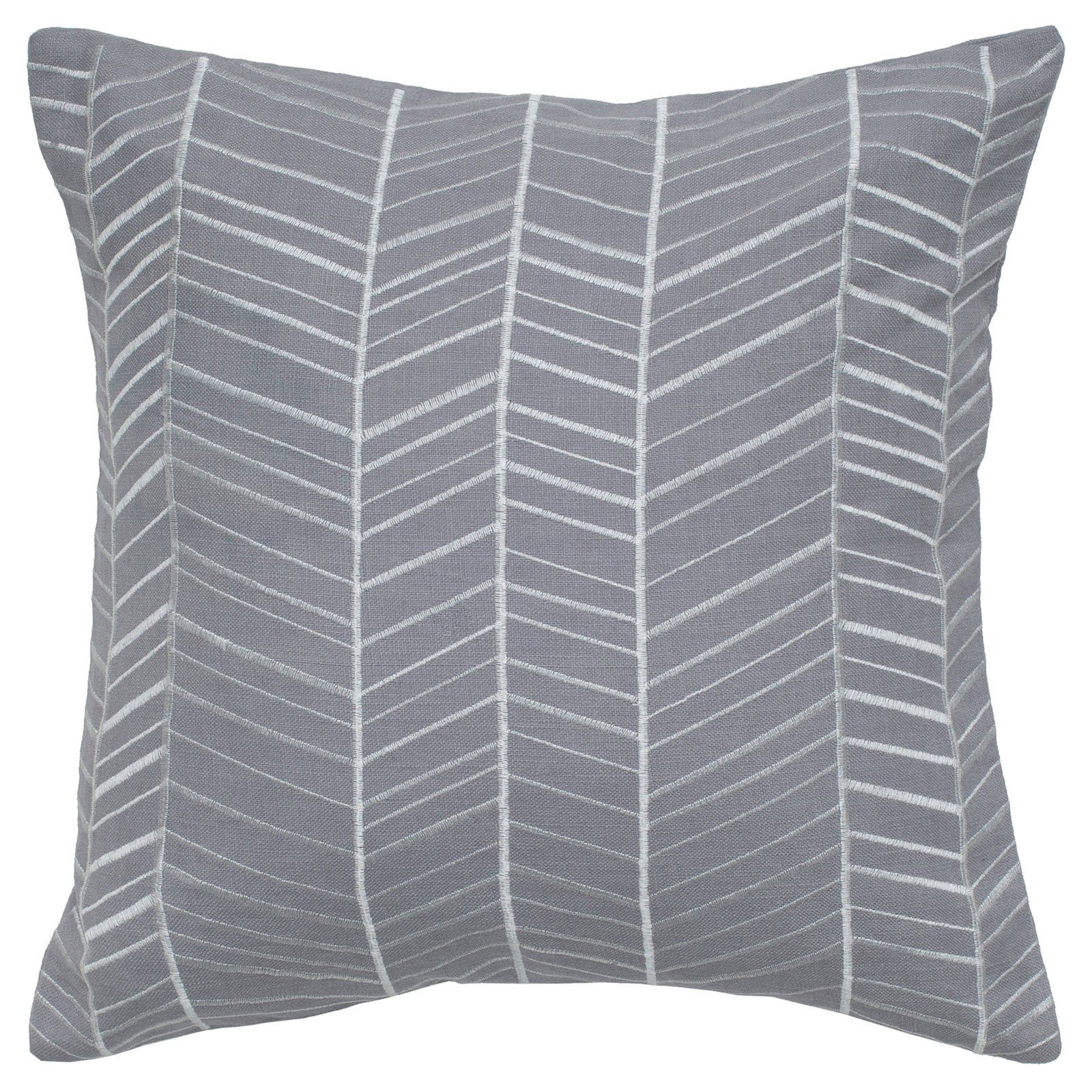 Rizzy Home Decorative Poly Filled Throw Pillow Geometric 18"X18" Grey ...