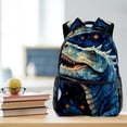 thumbnail image 5 of Lightweight Backpack Cartoon Dinosaur School Bag Travel Laptop Daypack for Men Women Casual Rucksack, 5 of 6
