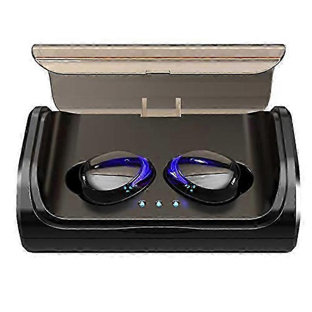 TWS-T8 Bluetooth Compatible 5.1 9D Stereo Wireless Earphones Noise Cancelling IPX7 Waterproof Touch Screen Earphones
