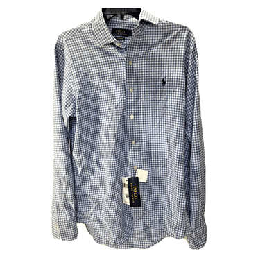 Polo Ralph Lauren Performance Men's Shirt, Blue Plaid, Size Small