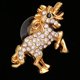 thumbnail image 4 of moda oreja caballo pendientes joyería regalos oro Sunnimix Unicornio Ear Stud, 4 of 8