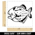 thumbnail image 2 of Red-Bellied Piranha Carnivorous Fish Self-Inking Rubber Stamp Ink Stamper - Red Ink - Small 1 Inch, 2 of 7