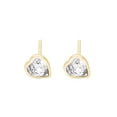 thumbnail image 3 of Arete para Mujer con Cristal Swarovski en Forma de Corazon Mini – Bañado en Oro 14k– Arete Elegante y Brillante, Aretes de Mujer de Moda– Joyería para Mujer de Moda– Regalo especial Ortiz Espinosa Temporada, 3 of 6