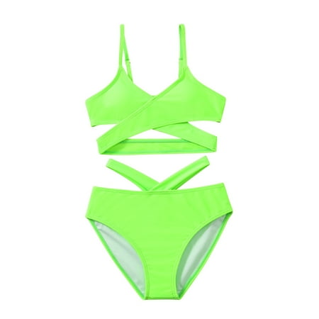 

Swimwear For Girls Girls Swimsuits Bikini Set Two Piece Swimsuit Bathing Suit Girls Swimwear Girls Swimwear(Size:8-9 Years)