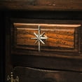 thumbnail image 3 of Zeckos Silver Cast Iron Starburst Drawer Pulls Cabinet Knobs Set of 6, 3 of 12