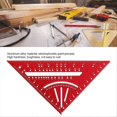 thumbnail image 2 of Carpenter Square,7inch T Square Multi-Purpose Carpenter Tools, black, 2 of 5