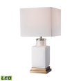 thumbnail image 1 of ElkGroup International Small White Cube LED Lamp, 1 of 1