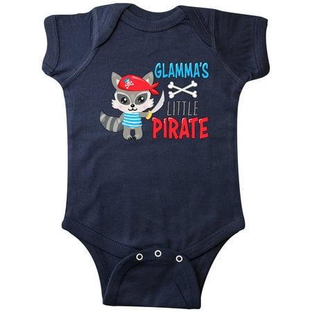 

Inktastic Glamma s Little Pirate Cute Raccoon with Sword Gift Baby Boy or Baby Girl Bodysuit