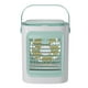 thumbnail image 5 of Aire acondicionado portátil con depósito de agua de 600 ml | 3 velocidades y luces LED de 7 colores | Enfriador de escritorio USB para casa, oficina y dormitorio | Ventilador personal con, 5 of 8