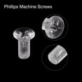 thumbnail image 4 of Uxcell M5x12mm Plastic Phillips Machine Screws, PC Flat Head Machine Bolts 10 Pack, 4 of 4