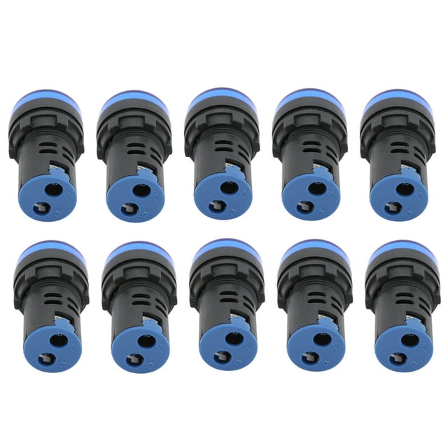 Indicateur d'Équipement, Voyant d'Indicateur d'Accessoire Électrique de Signal à LED Bleu 10pcs Fortement Recommandé