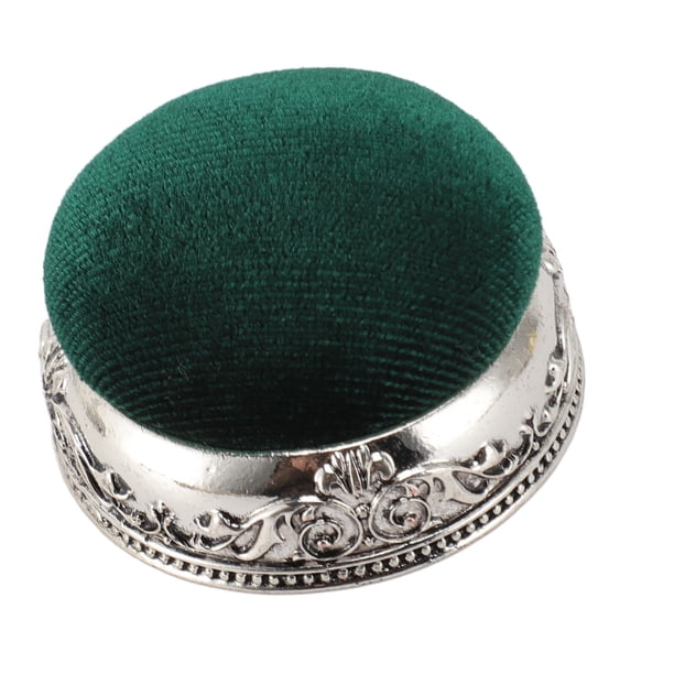 Cojín De Alfiler De Estilo Vintage Con Base De Metal Y 50 Agujas De Coser Accesorios De Costura Duraderos Para La Embarcación De Aguja De Bordado De Tejido