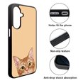 thumbnail image 2 of WIRESTER Shockproof Soft Rubber Cover Case for Samsung Galaxy A17 5G 6.7" 2025, Animal Orange Tabby Kitten Cat On Sunset Background, 2 of 5
