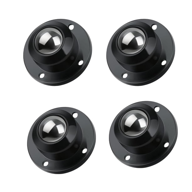 4 Uds Ruedas Giratorias Baoblaze Autoadhesivas 360 Rotación Cub Negro