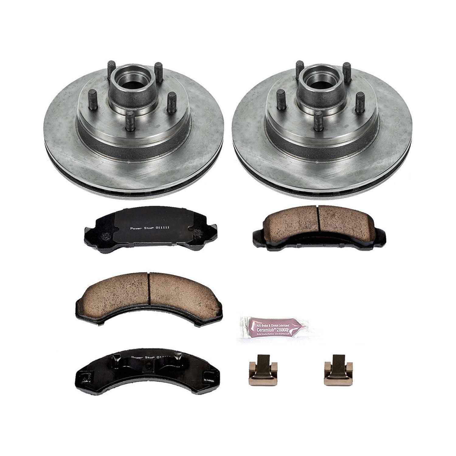 Power Stop Front Stock Replacement Brake Pad and Rotor Kit KOE4791