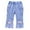 Hot Pink, variant on Girls Jeans Baby Girls Capri Denim Pants Toddler Kids Soft Elastic Waist Stretch Denim Jeans for Everyday Wear