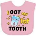 thumbnail image 3 of Inktastic I Got My 1st Tooth with Cute Tooth Baby Boys or Girls Baby Bib, 3 of 4