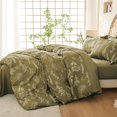 thumbnail image 2 of Housse de Couette Format Grand Réversible Ensemble de Housse de Couette Florale avec Fermeture Éclair Pièces Motifs Botaniques Ensemble de Literie en Microfibre Douce (&#x Taies d'Oreiller &#x&#, 2 of 7