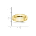 thumbnail image 3 of 10KY 5mm LTW Half Round Band Size 11.5 in 10k Yellow Gold, 3 of 3